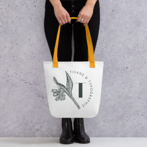 LE Tote bag Tisane & Typographie