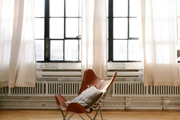 leather clad leisure chair